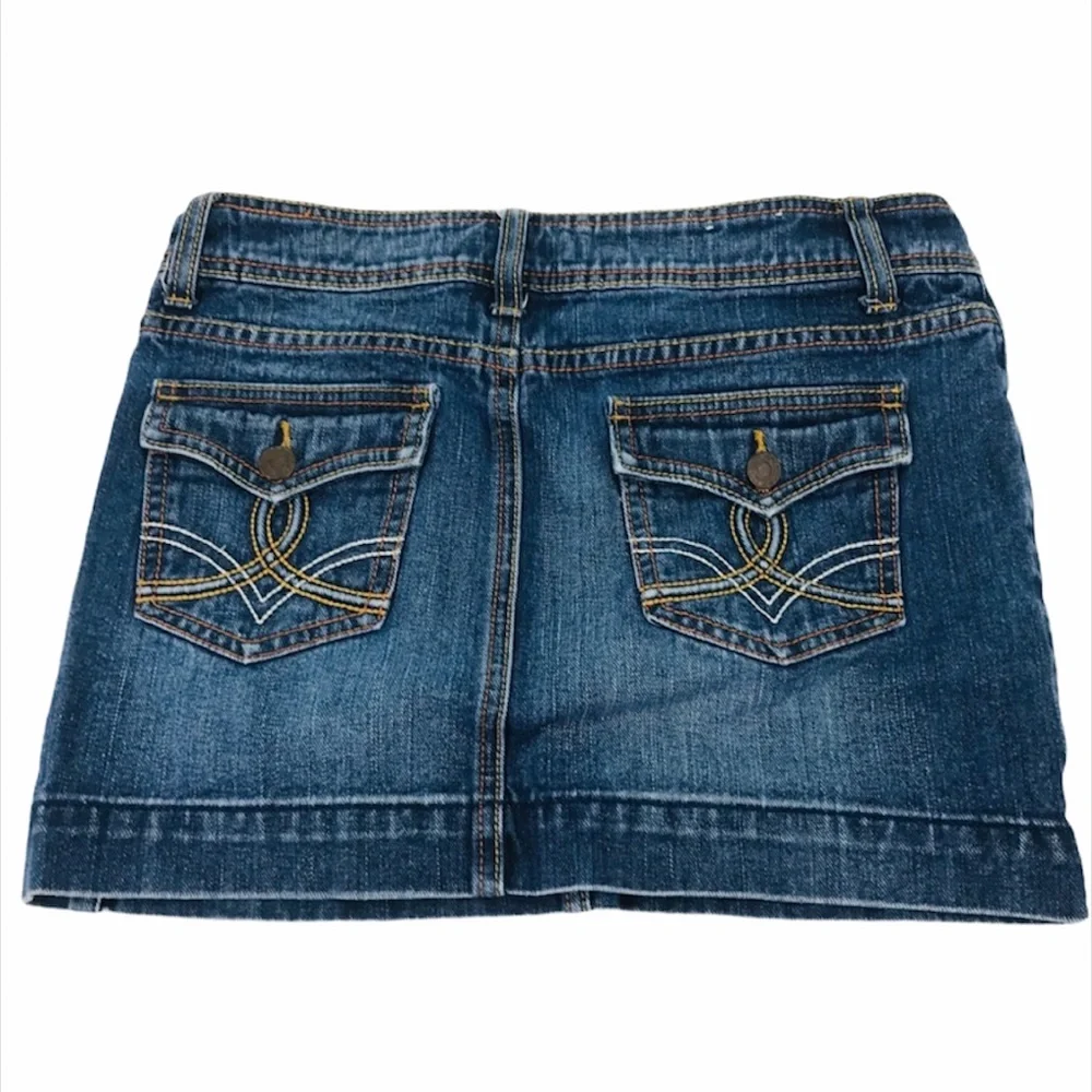 SO Mini Jean Skirt, Blue, Juniors 3
